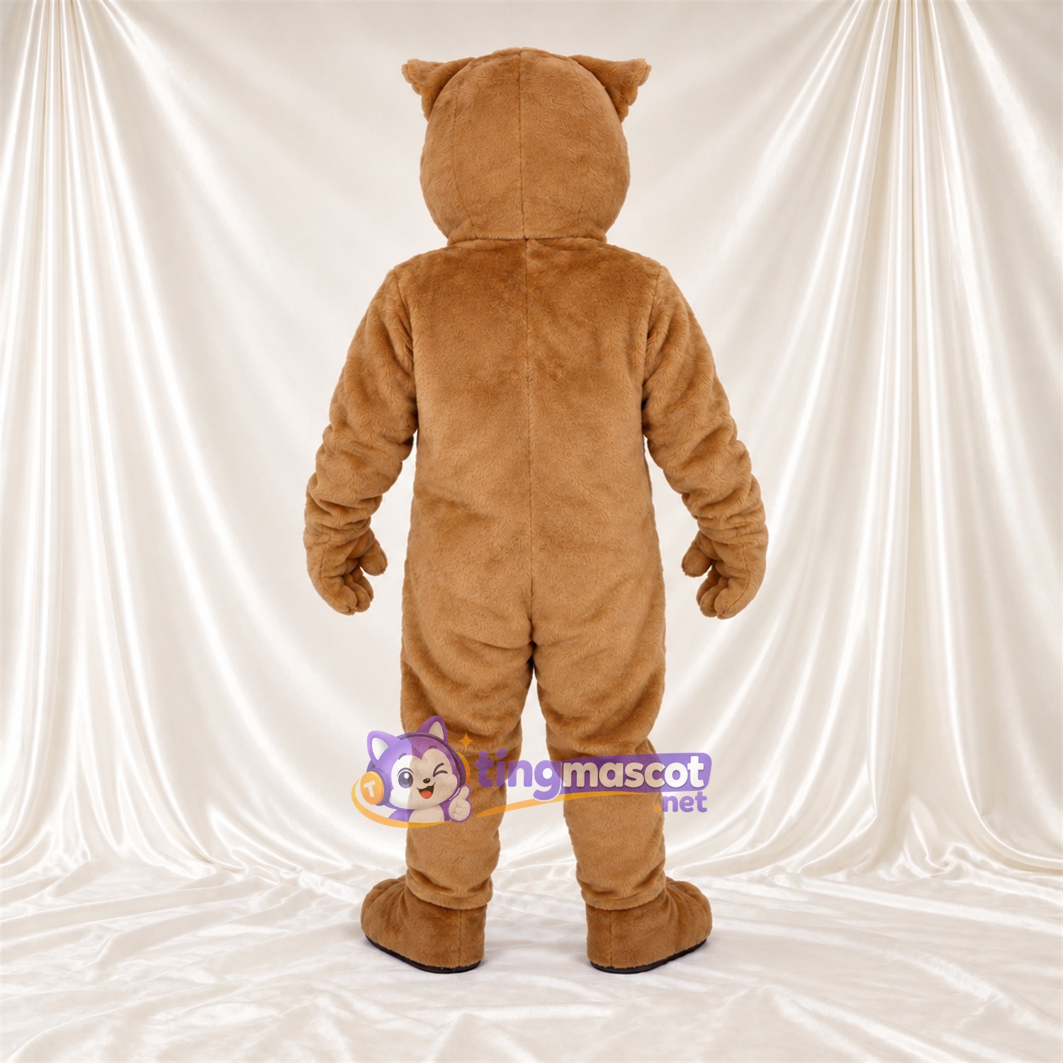Costume de mascotte Puma – brun clair – Moustaches; Crocs pointus