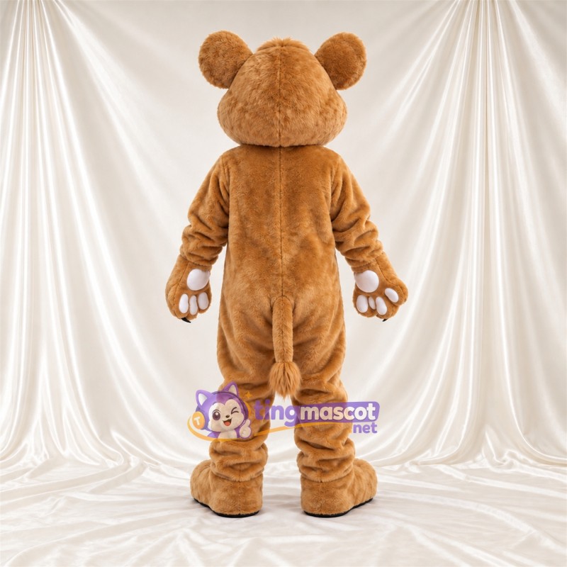 Brown Lion Cub Mascot Costume Brown Lion Cub Mascot Costume