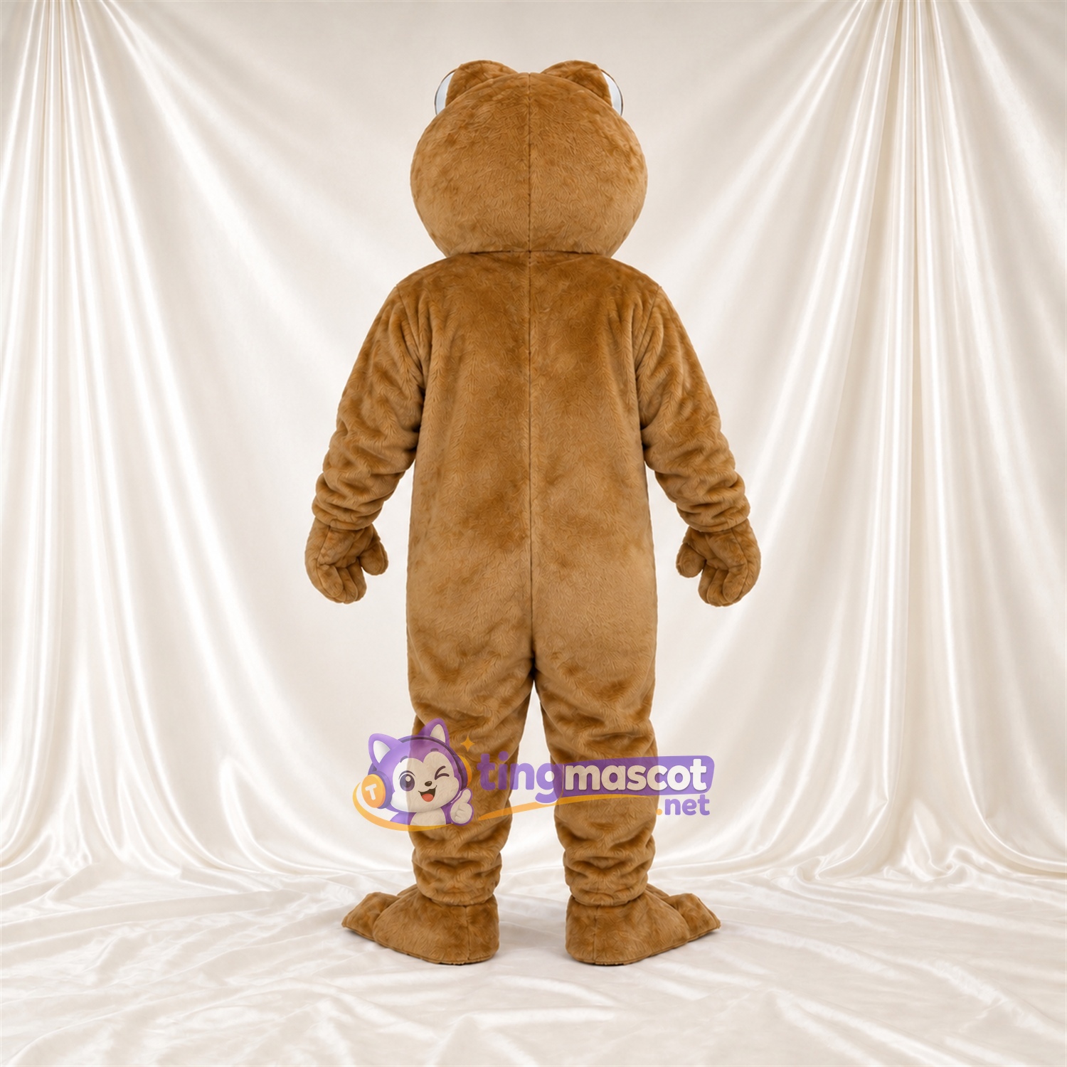 Brown Frog Mascot Costume Brown Frog Mascot Costume