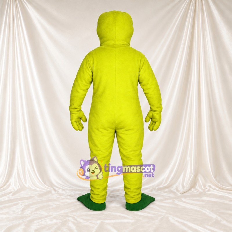 Costume de mascotte Grenouille – jaune – Chaussures (vert); Jambes Costume de mascotte Grenouille – jaune – Chaussures (vert); Jambes