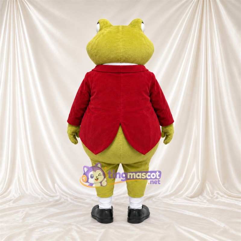 Costume de mascotte Grenouille – jaune – Veste (rouge) Costume de mascotte Grenouille – jaune – Veste (rouge)