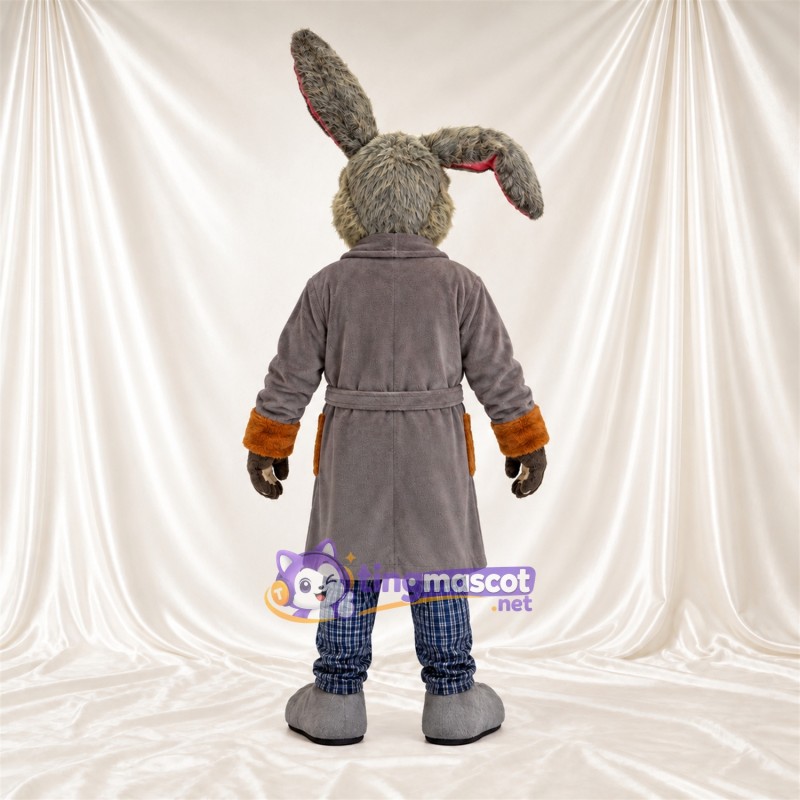 Maskottchenkostüm Hase – grau – Robe (grau) Maskottchenkostüm Hase – grau – Robe (grau)