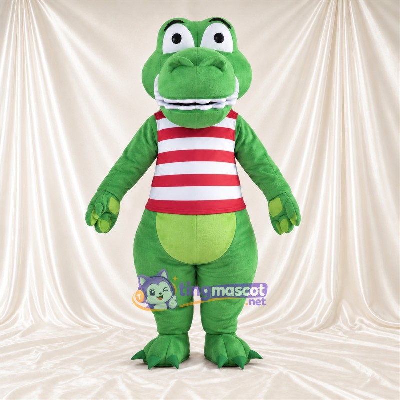 Costume de mascotte Crocodile – vert – Chemise Costume de mascotte Crocodile – vert – Chemise