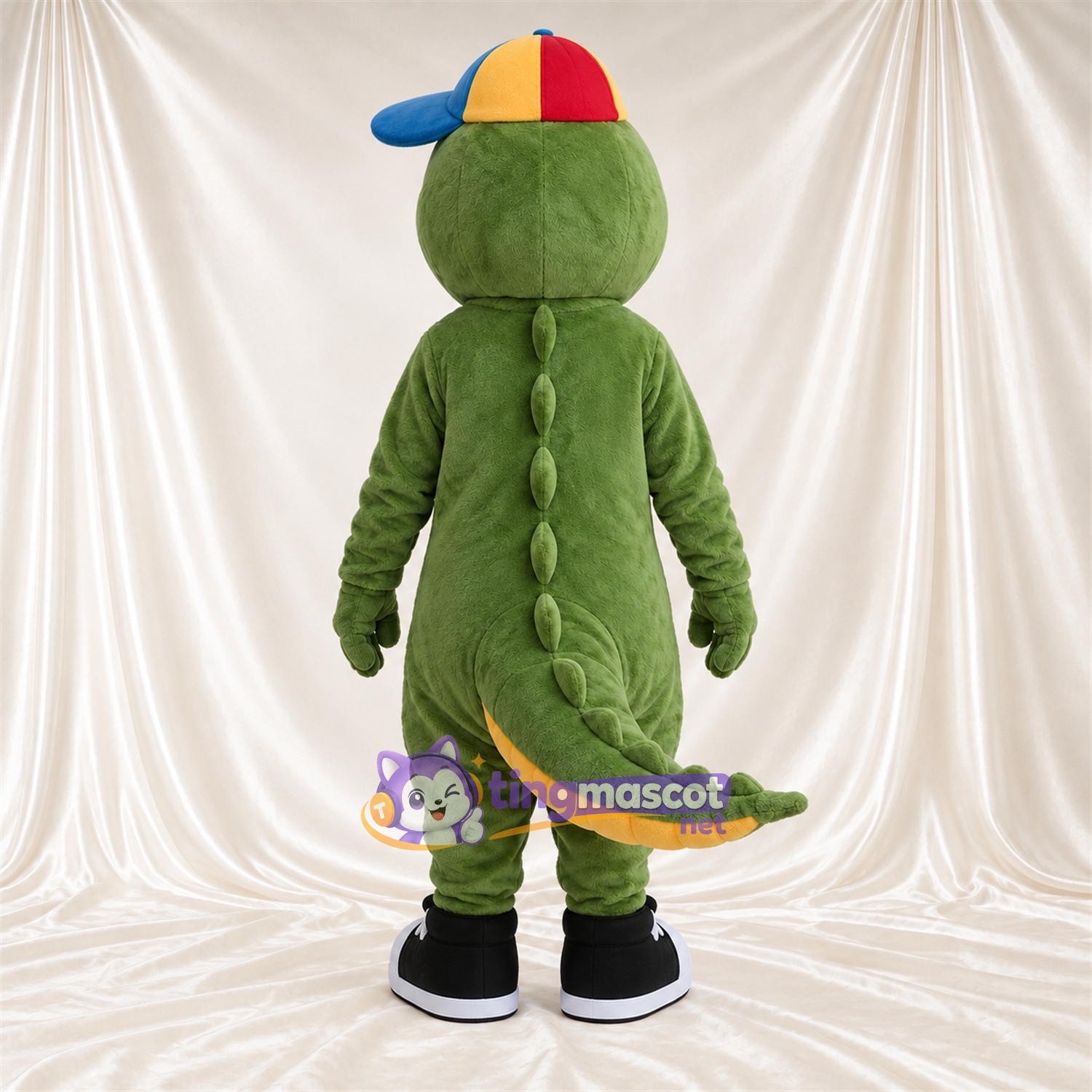 Costume de mascotte Crocodile – vert – Casquette (multicolore) Costume de mascotte Crocodile – vert – Casquette (multicolore)
