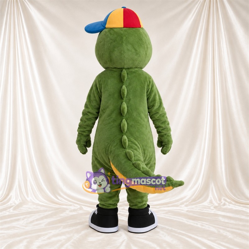 Costume de mascotte Crocodile – vert – Casquette (multicolore) Costume de mascotte Crocodile – vert – Casquette (multicolore)