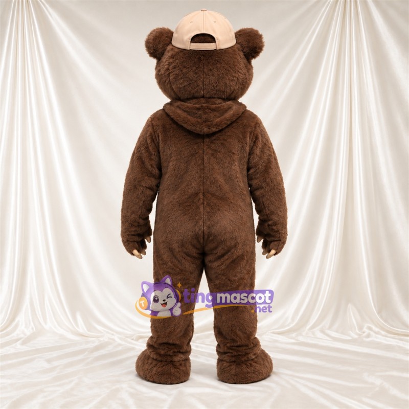 Maskottchenkostüm Bär – braun – Kappe; Outfit Maskottchenkostüm Bär – braun – Kappe; Outfit