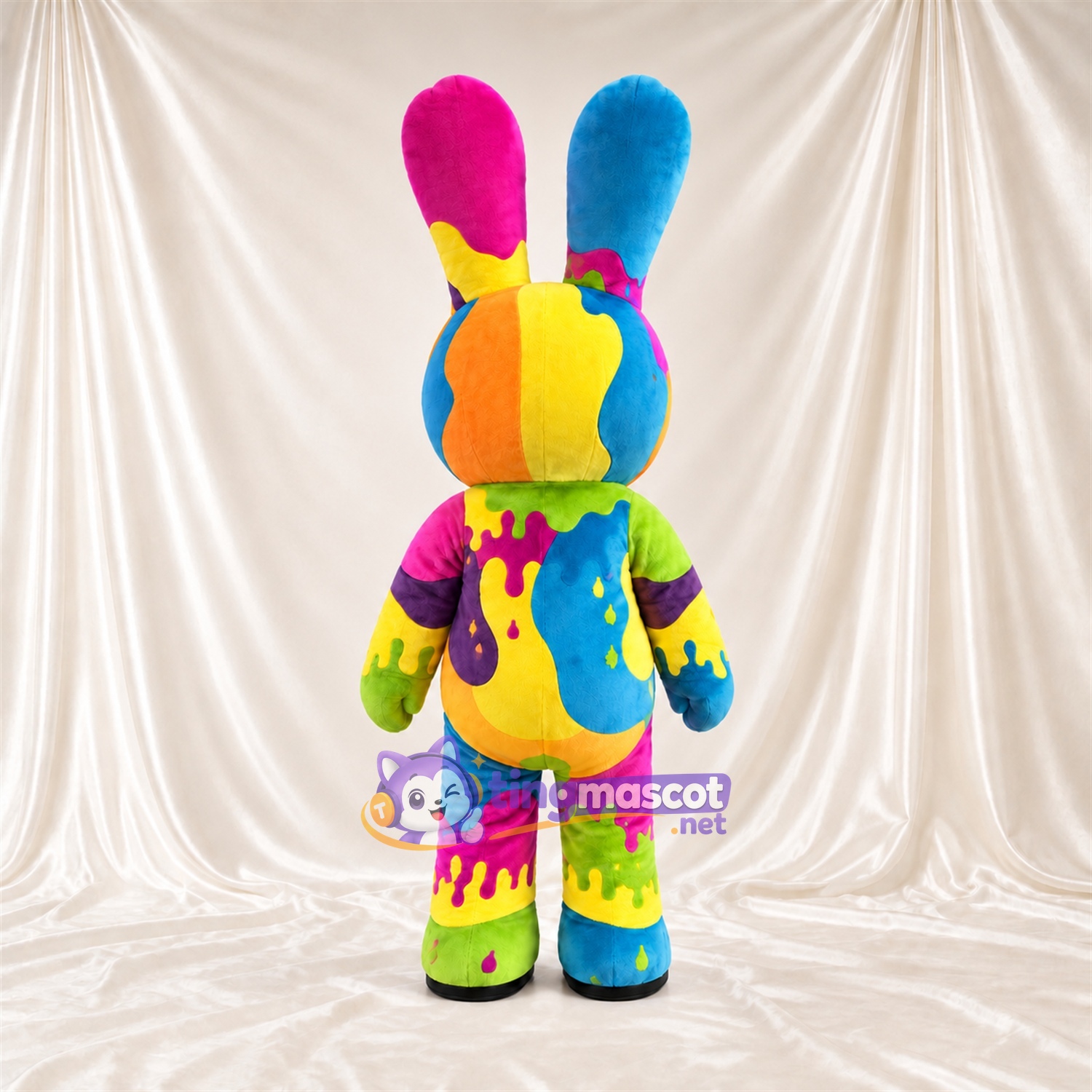 Maskottchenkostüm Hase – mehrfarbig – Sonnenbrille Maskottchenkostüm Hase – mehrfarbig – Sonnenbrille