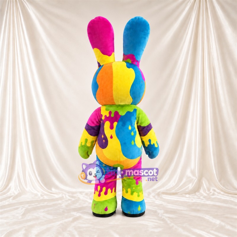 Maskottchenkostüm Hase – mehrfarbig – Sonnenbrille Maskottchenkostüm Hase – mehrfarbig – Sonnenbrille