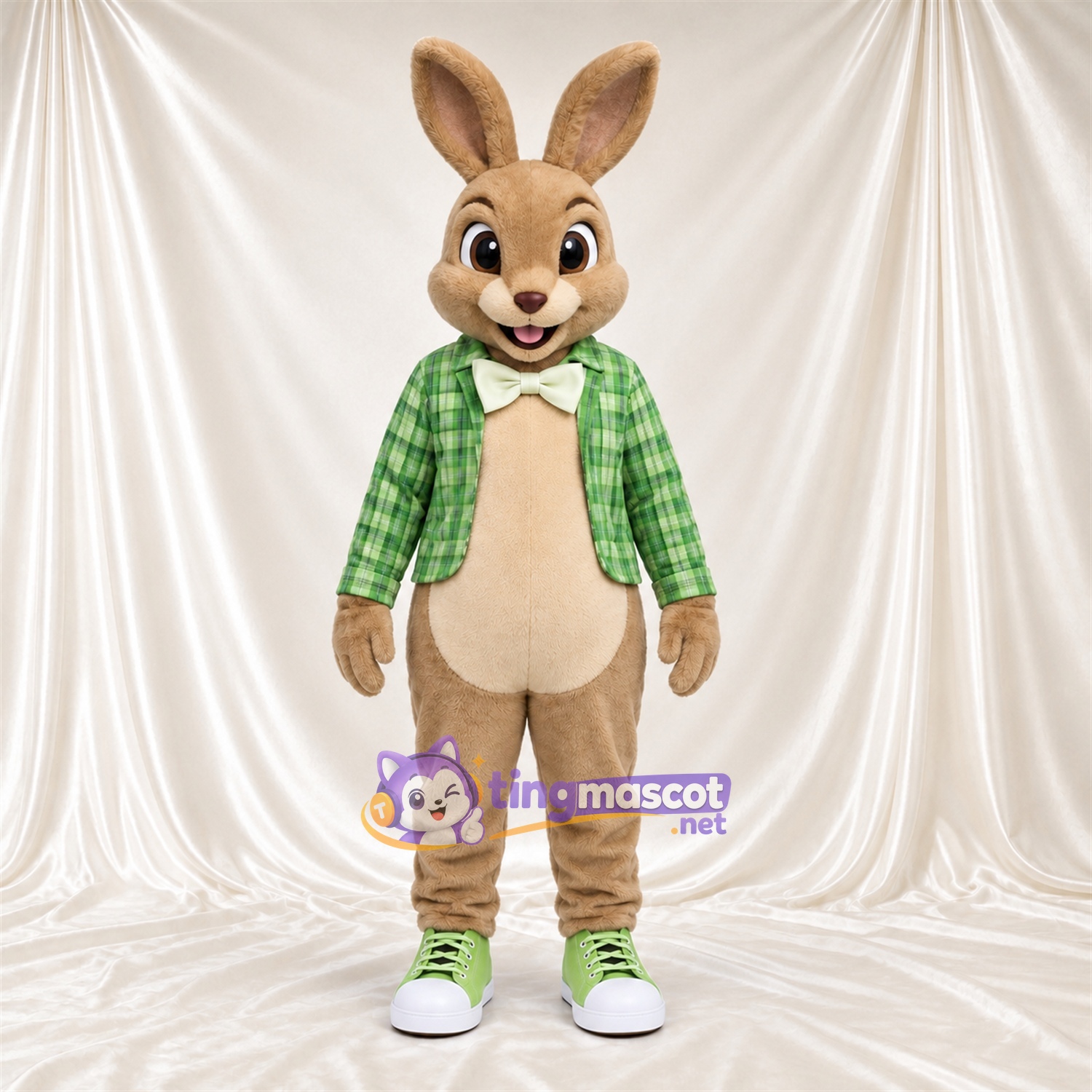 Costume de mascotte Lapin – brun clair – Veste Costume de mascotte Lapin – brun clair – Veste