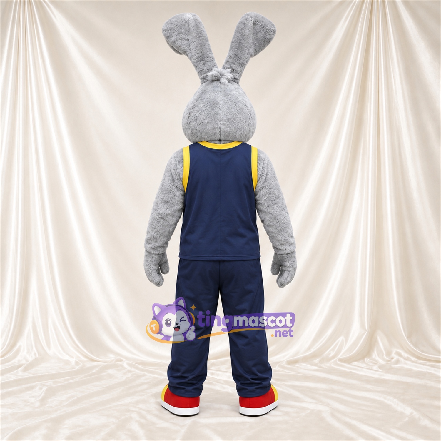 Costume de mascotte Lapin – gris – Tenue Costume de mascotte Lapin – gris – Tenue