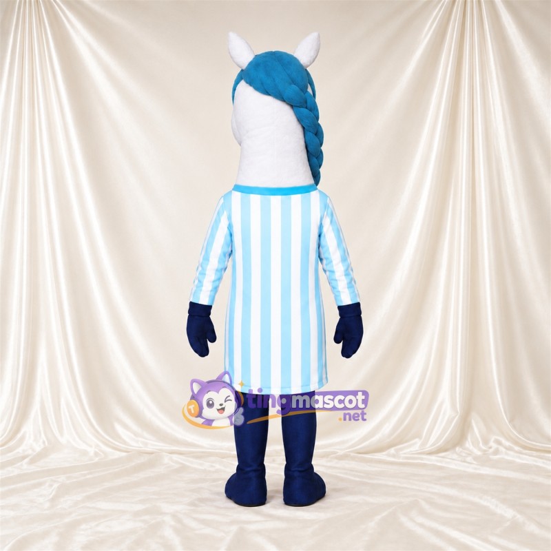 Costume de mascotte Cheval – blanc – Robe Costume de mascotte Cheval – blanc – Robe