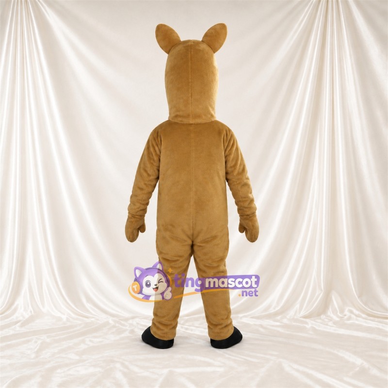 Brown Horse Mascot Costume - Black Hooves and Toothy Grin Brown Horse Mascot Costume - Black Hooves and Toothy Grin