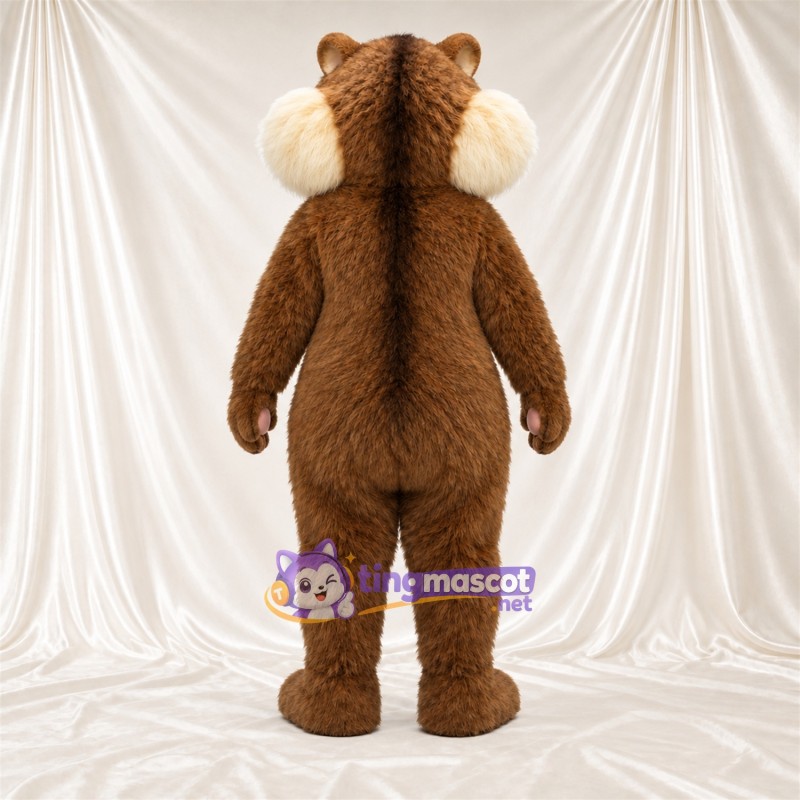 Brown Chipmunk Mascot Costume - Cream Belly Brown Chipmunk Mascot Costume - Cream Belly