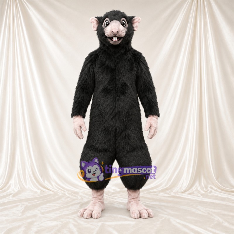 Black Rat Mascot Costume