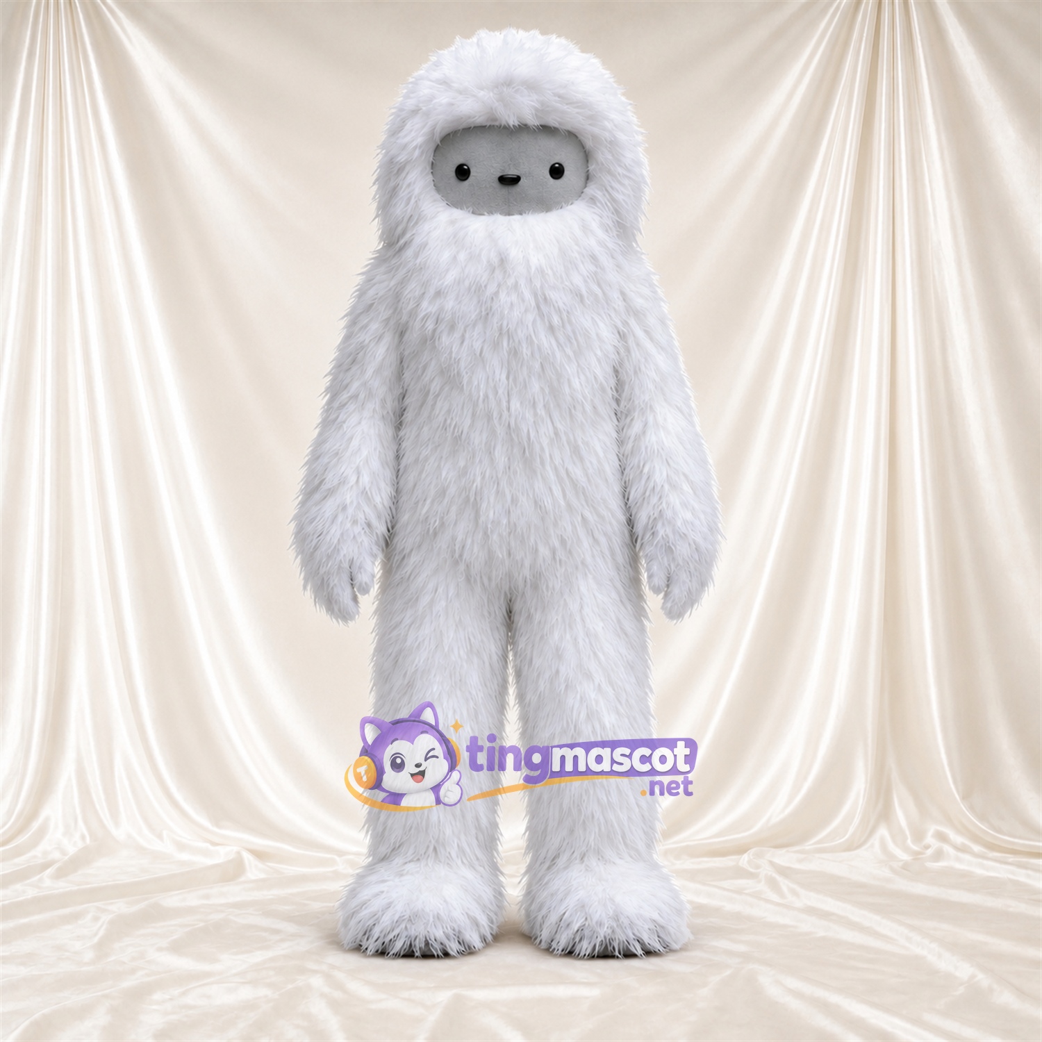 Costume de mascotte Yéti – blanc Costume de mascotte Yéti – blanc
