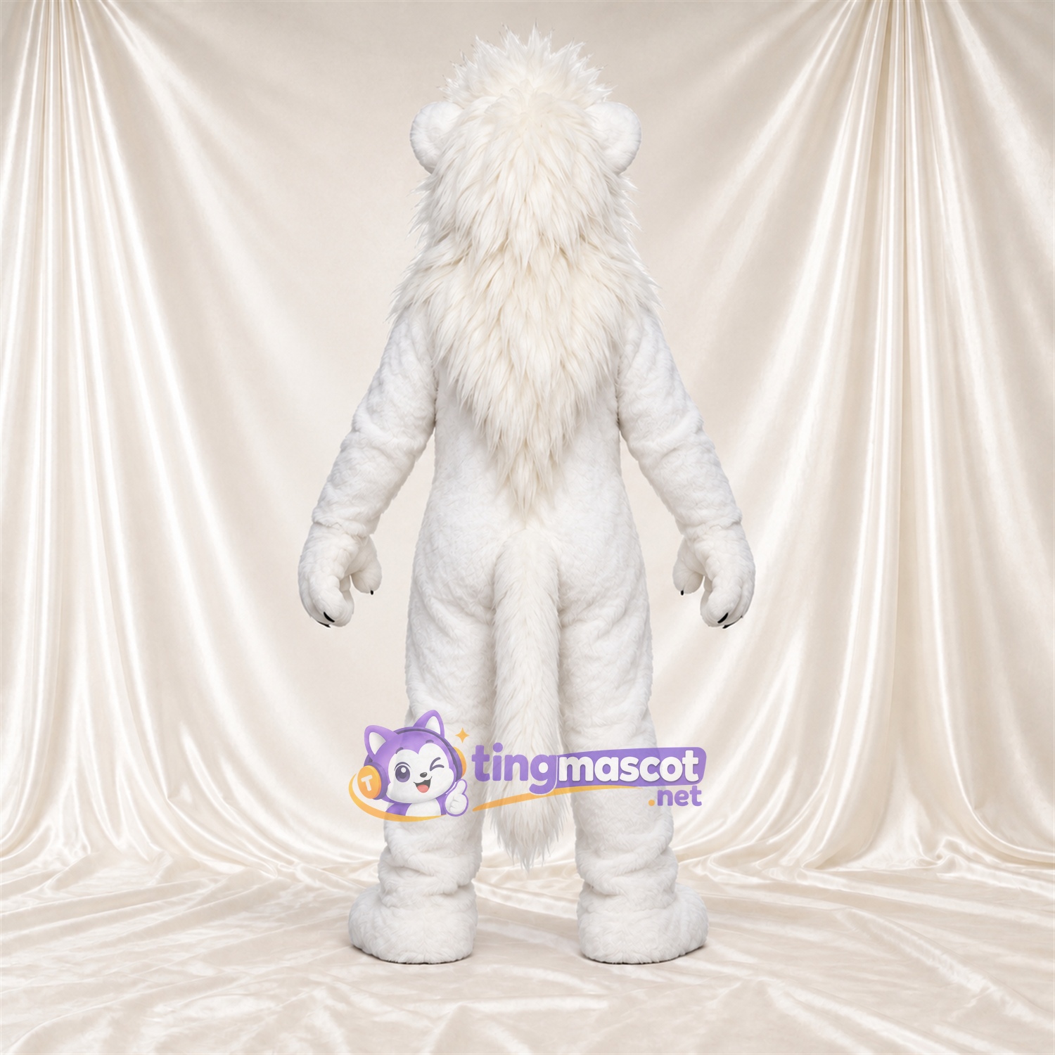 Costume de mascotte Lion – blanc Costume de mascotte Lion – blanc