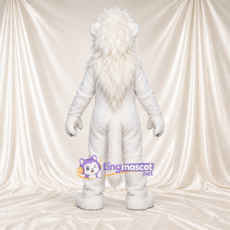 Costume de mascotte Lion – blanc Costume de mascotte Lion – blanc