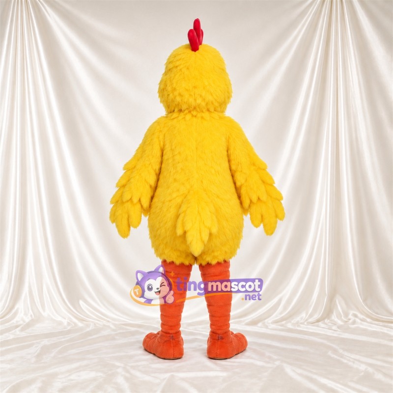 Costume de mascotte Poule – jaune – Bas des jambes (orange) Costume de mascotte Poule – jaune – Bas des jambes (orange)