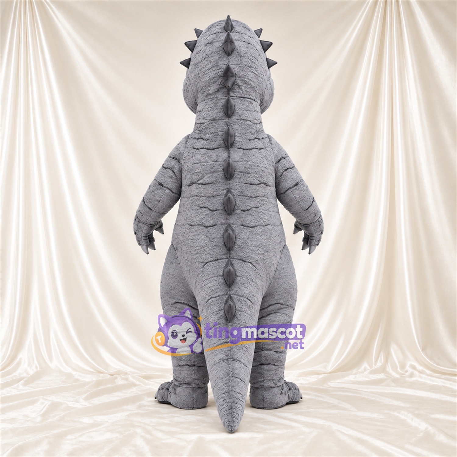 Costume de mascotte Dinosaure – gris Costume de mascotte Dinosaure – gris
