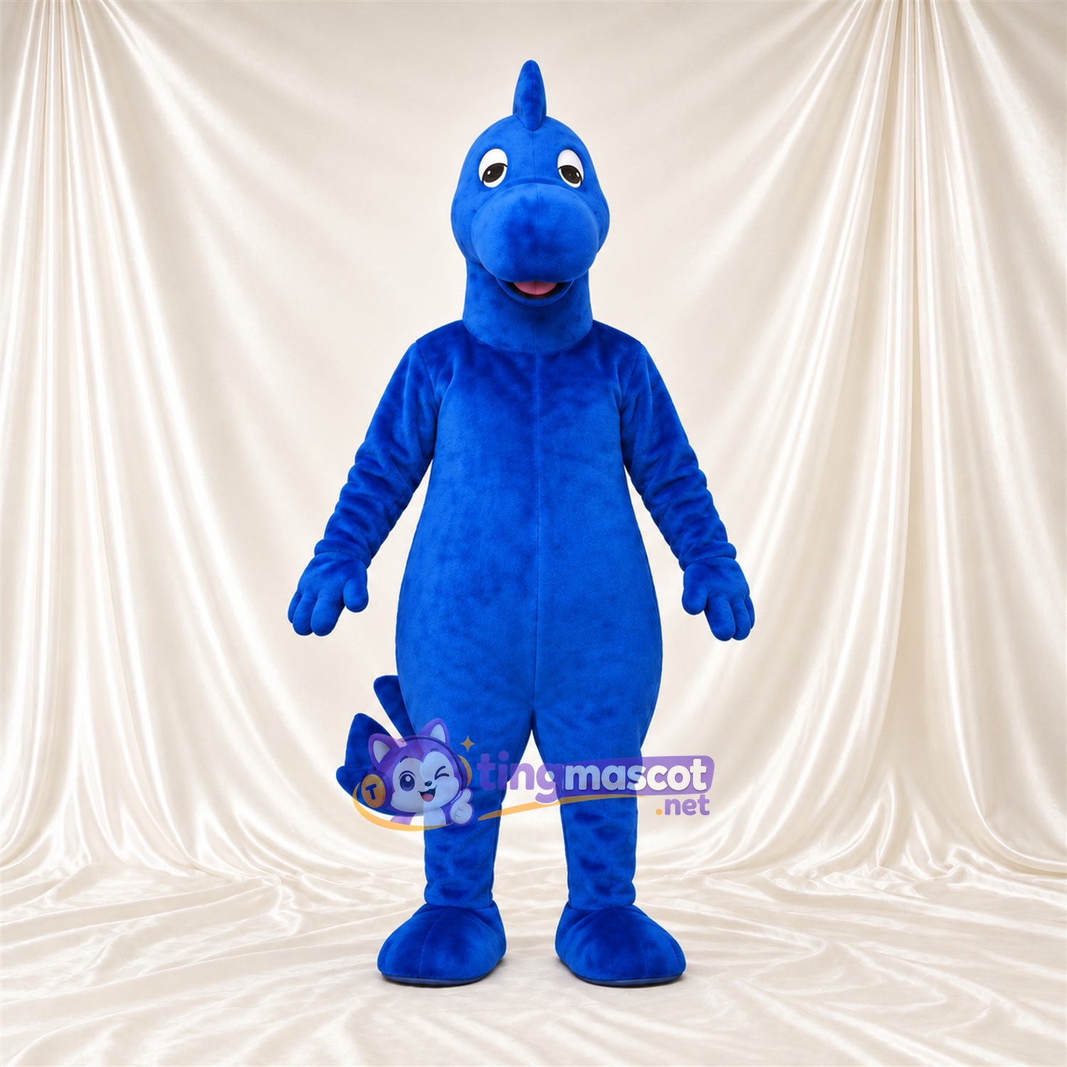 Blue Dinosaur Mascot Costume Blue Dinosaur Mascot Costume