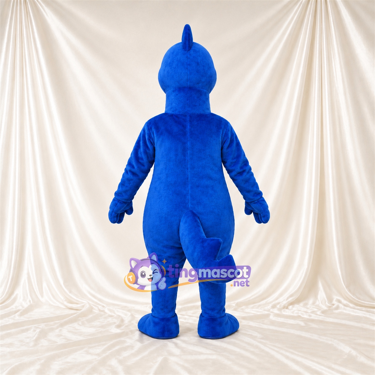 Blue Dinosaur Mascot Costume Blue Dinosaur Mascot Costume