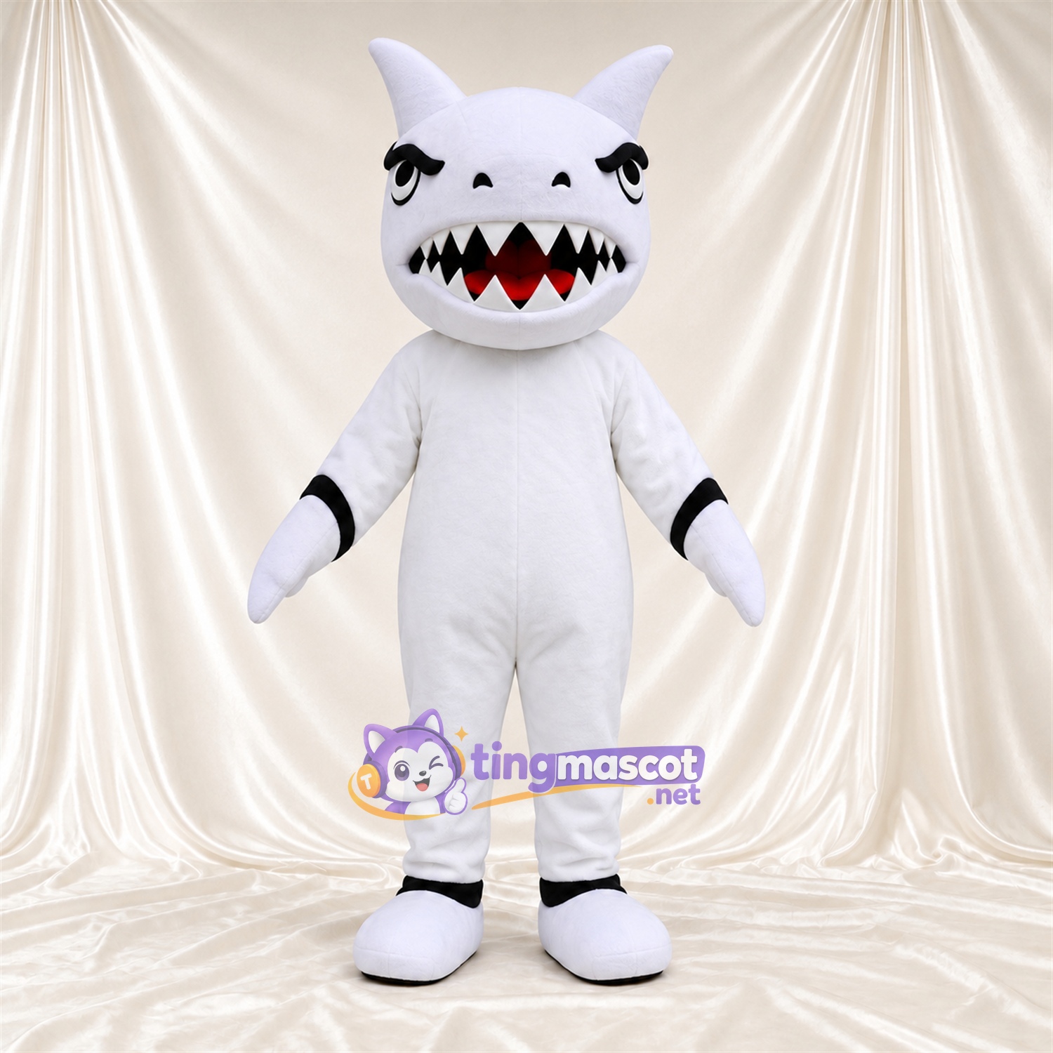 Costume de mascotte Requin – blanc Costume de mascotte Requin – blanc