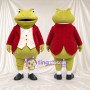 Costume de mascotte Grenouille – jaune – Veste (rouge)