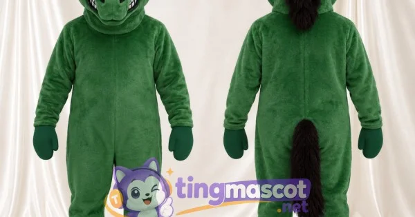Lions Maine Rabbit Green Horse Mascot Costume - Black Mane and Long Muzzle | TM-00320 ...