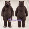 Brown Bear Mascot Costume - Round Belly and White Claws