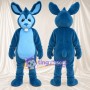 Blue Rabbit Mascot Costume - Light Blue Belly