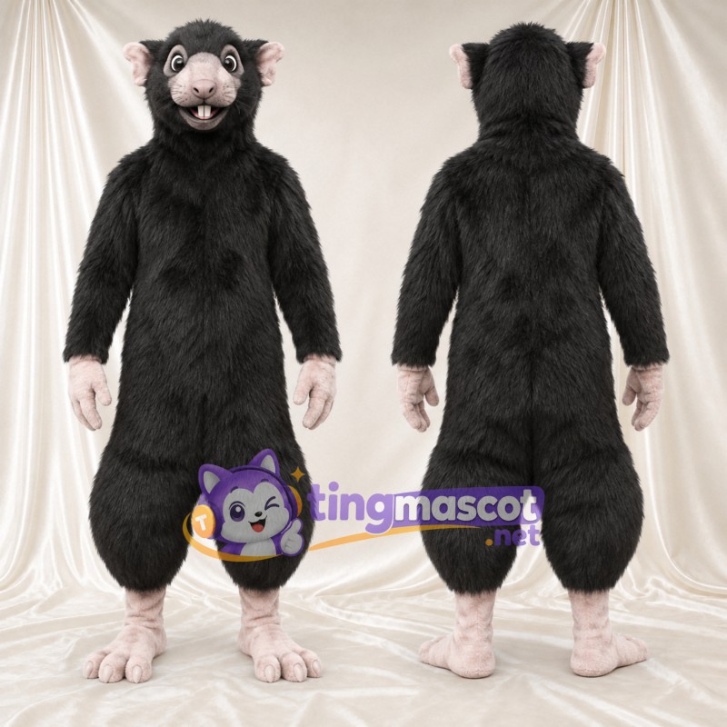 Black Rat Mascot Costume
