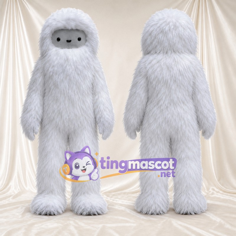 Costume de mascotte Yéti – blanc