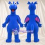 Costume de mascotte Dragon – bleu – Ailes (rose)