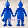 Blue Dinosaur Mascot Costume