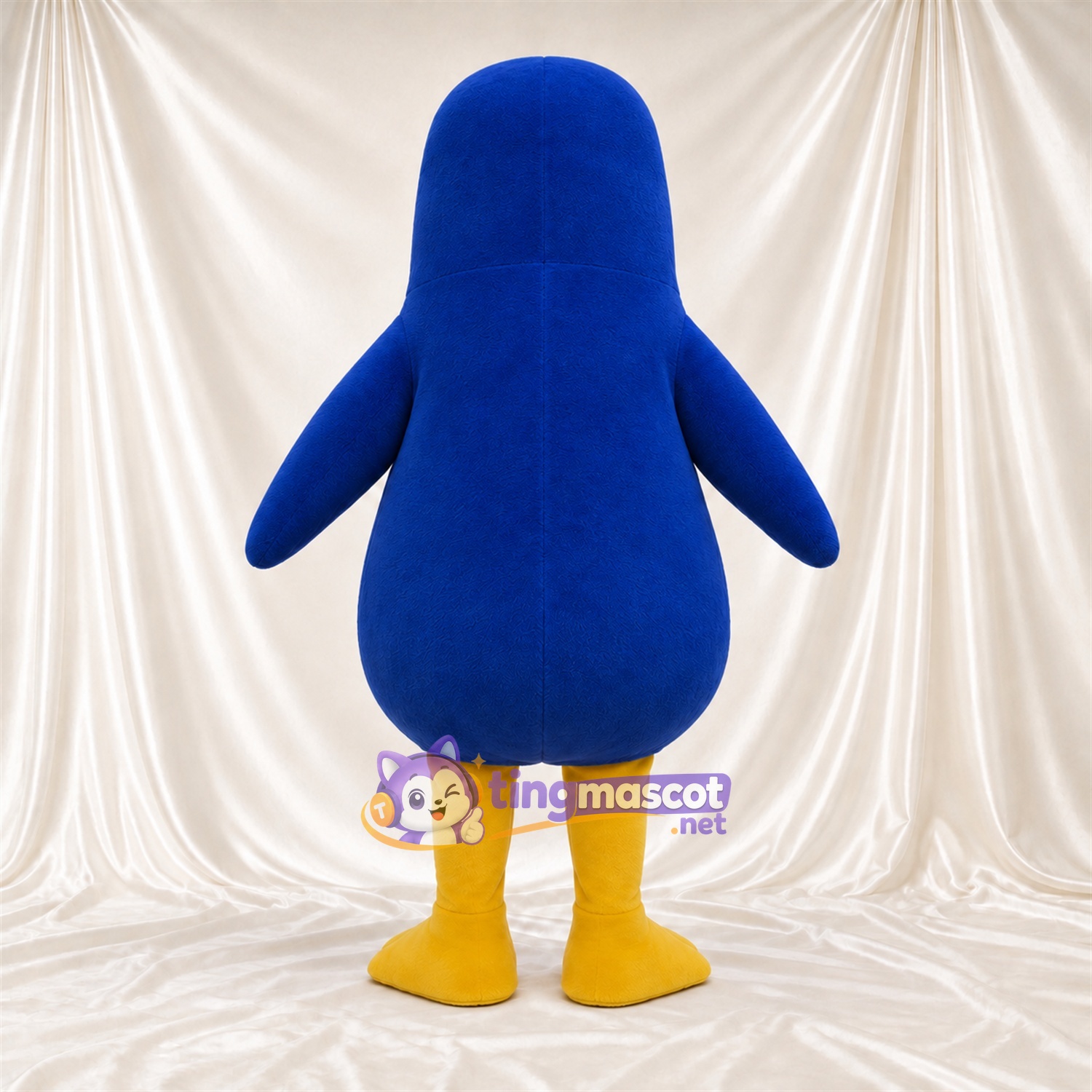 Costume de mascotte Pingouin – bleu / blanc Costume de mascotte Pingouin – bleu / blanc