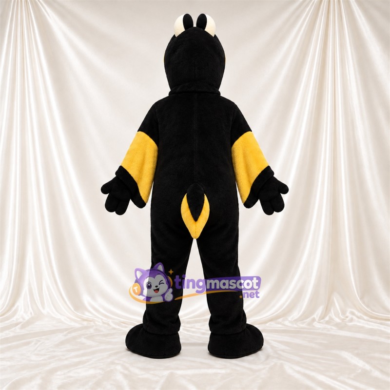 Black and Yellow Penguin Mascot Costume Black and Yellow Penguin Mascot Costume