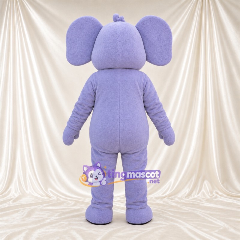 Costume de mascotte Éléphant – violet – Lunettes Costume de mascotte Éléphant – violet – Lunettes