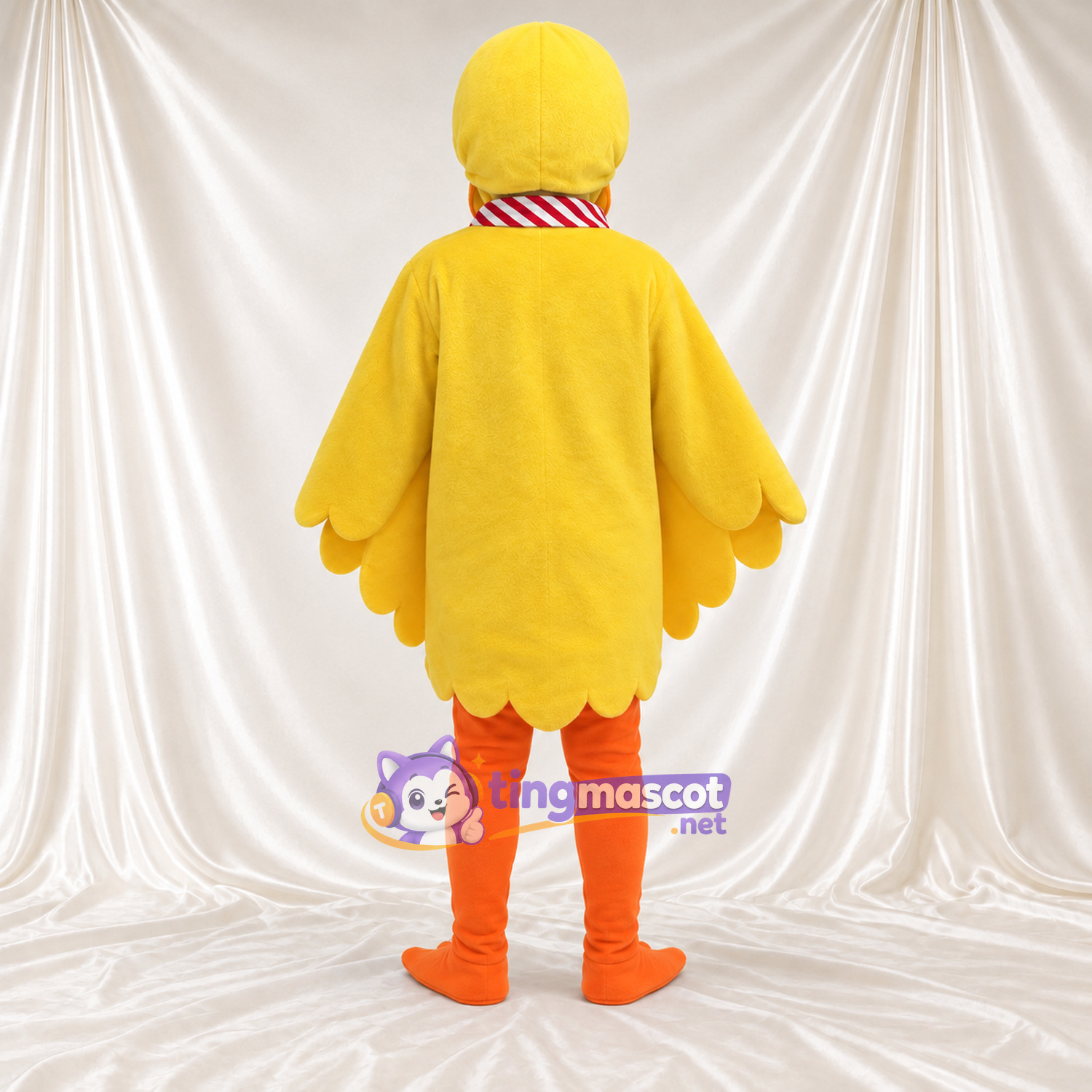 Costume de mascotte Canard – jaune – Nœud papillon Costume de mascotte Canard – jaune – Nœud papillon