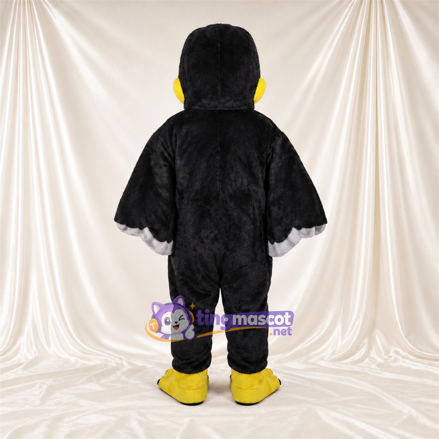 Black Duck Mascot Costume Black Duck Mascot Costume