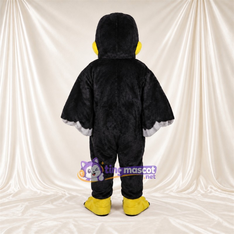Black Duck Mascot Costume Black Duck Mascot Costume