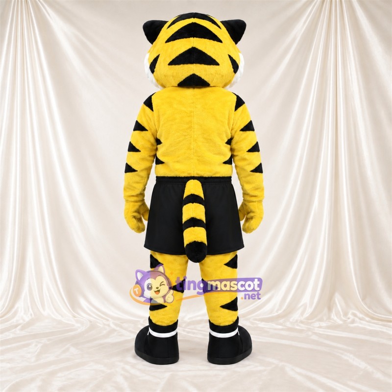 Costume de mascotte Tigre – jaune – Short (noir) Costume de mascotte Tigre – jaune – Short (noir)