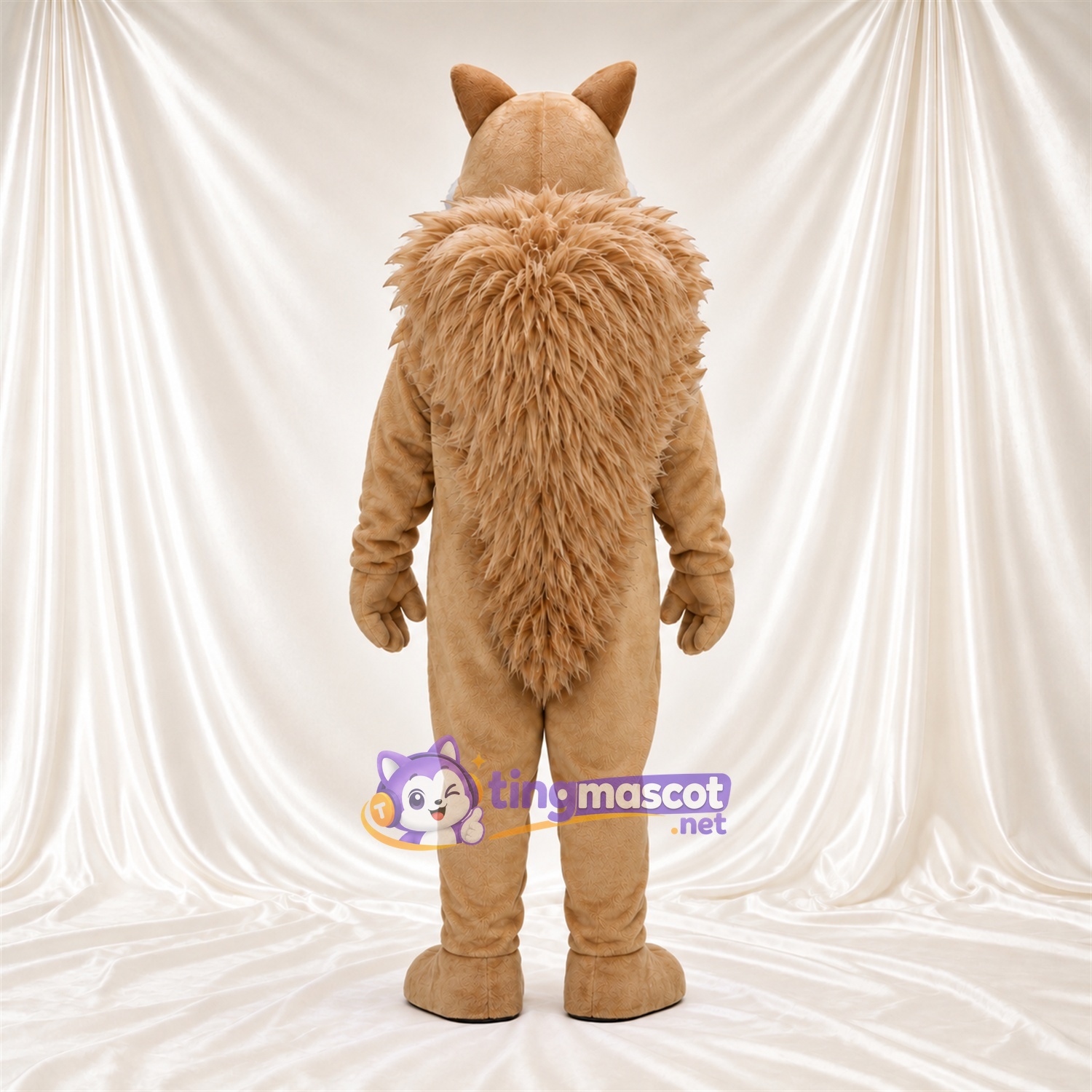 Costume de mascotte Écureuil – brun clair Costume de mascotte Écureuil – brun clair