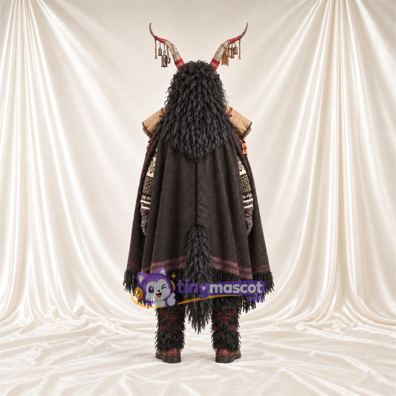Costume de mascotte Chèvre – noir – Cape Costume de mascotte Chèvre – noir – Cape