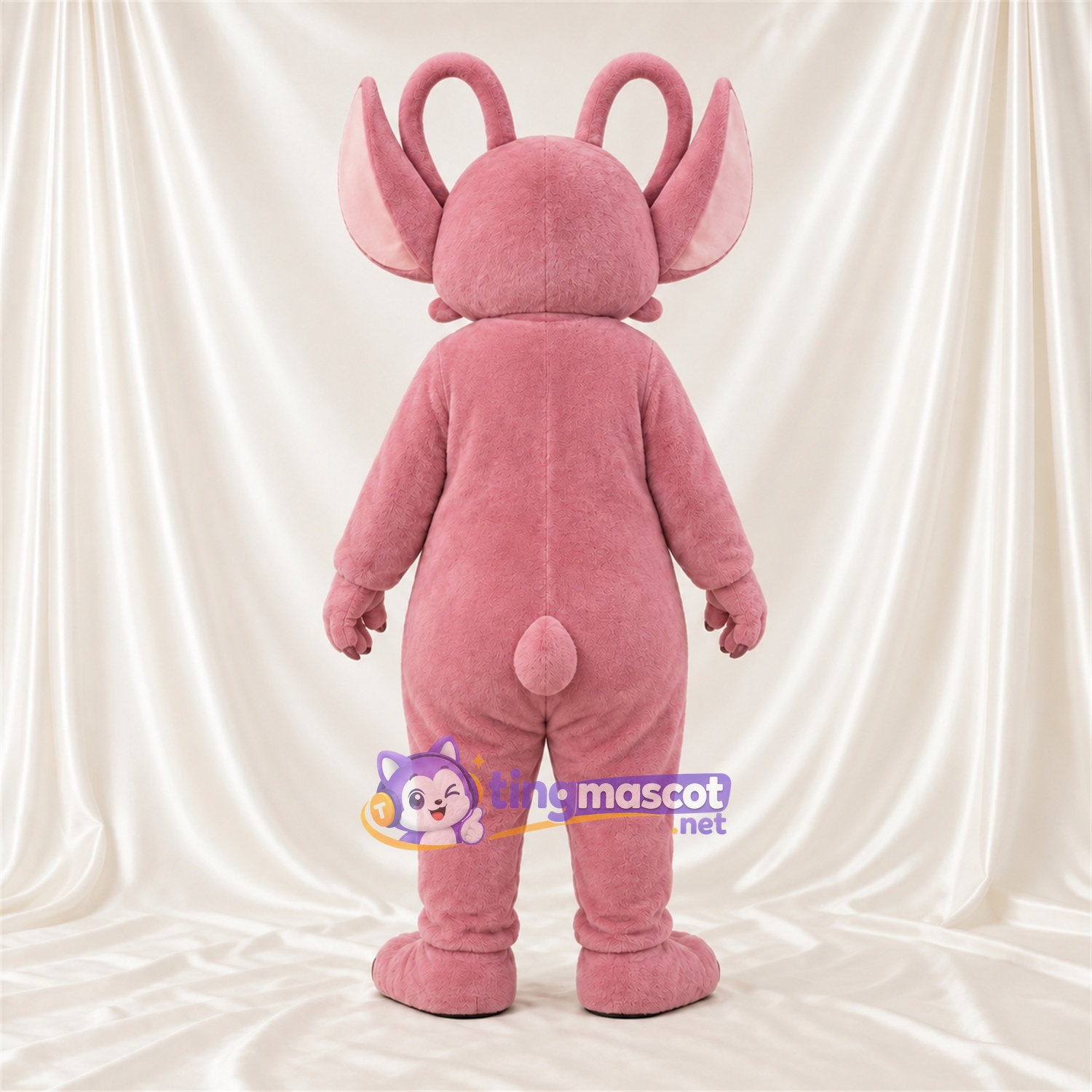 Maskottchenkostüm Außerirdischer – rosa – Ohren Maskottchenkostüm Außerirdischer – rosa – Ohren