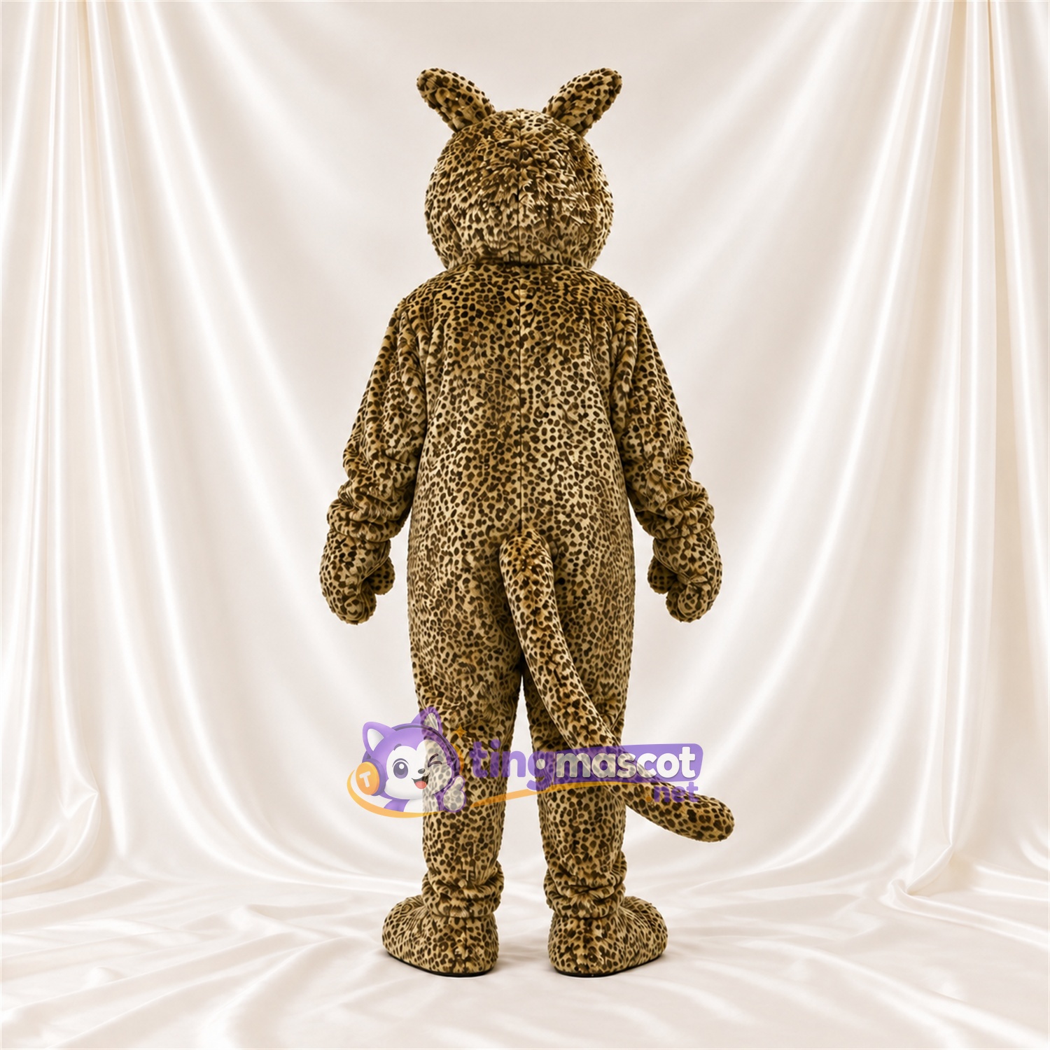 Costume de mascotte Chat sauvage – olive – Manteau Costume de mascotte Chat sauvage – olive – Manteau