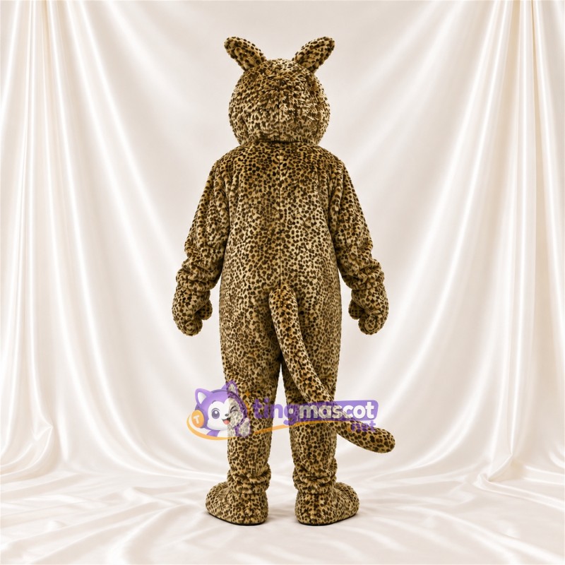Costume de mascotte Chat sauvage – olive – Manteau Costume de mascotte Chat sauvage – olive – Manteau