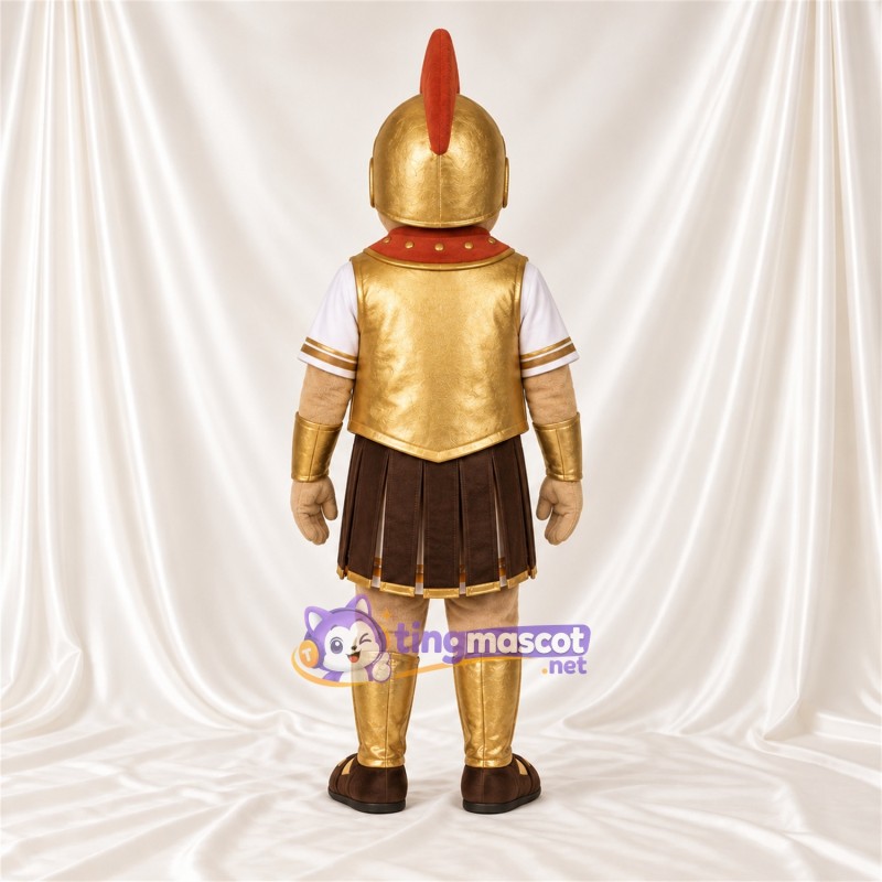 Costume de mascotte Soldat romain – doré – Armure (doré) Costume de mascotte Soldat romain – doré – Armure (doré)