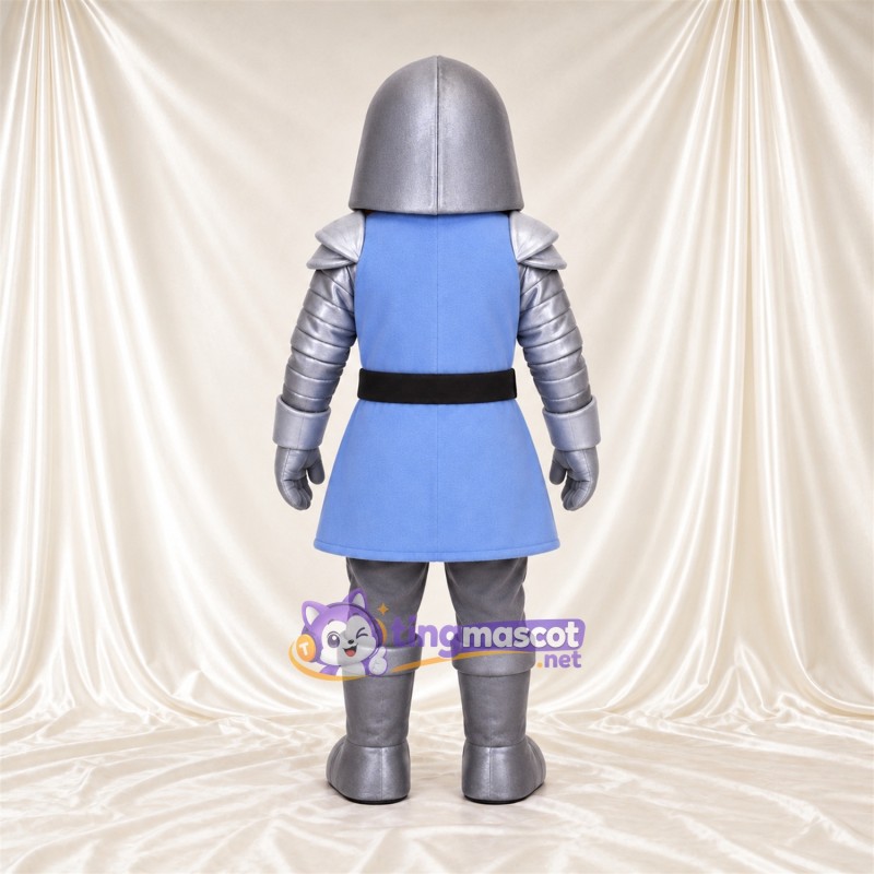 Costume de mascotte Chevalier – argenté / bleu – Armure (argenté); Tunique (bleu) Costume de mascotte Chevalier – argenté / bleu – Armure (argenté); Tunique (bleu)