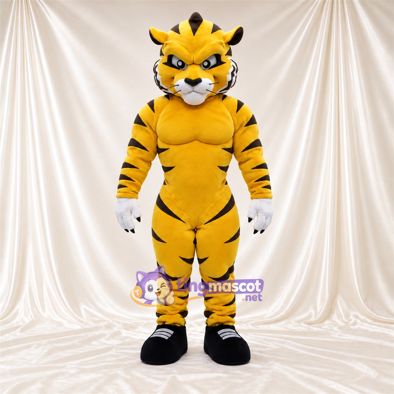 Costume de mascotte Tigre – jaune Costume de mascotte Tigre – jaune