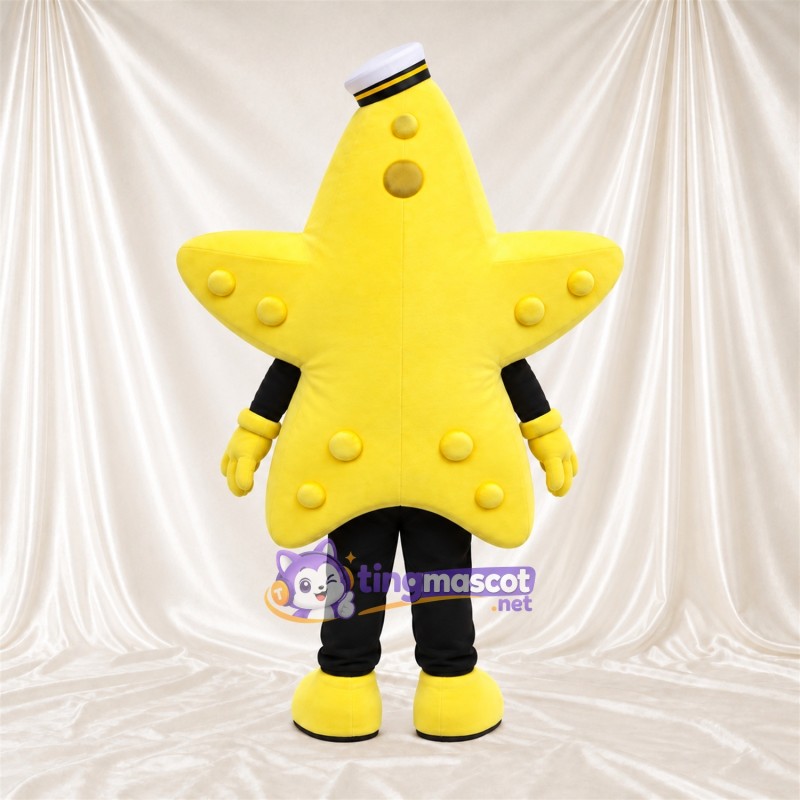Costume de mascotte Étoile – jaune – Casquette Costume de mascotte Étoile – jaune – Casquette